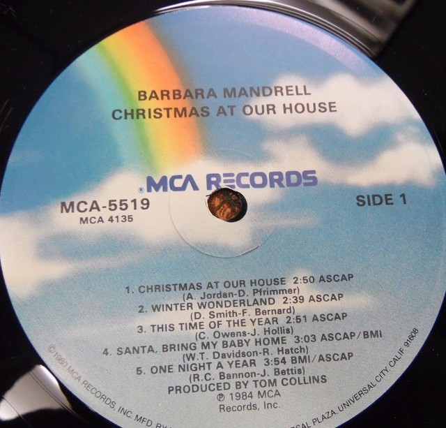 Barbara Mandrell Christmas at our House 33RPM MCA5519 120316LLE eBay