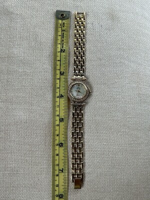 VINTAGE JULES JURGENSEN GOLD PLATED AUSTRIAN CRYSTALS WOMENS  display picture 3