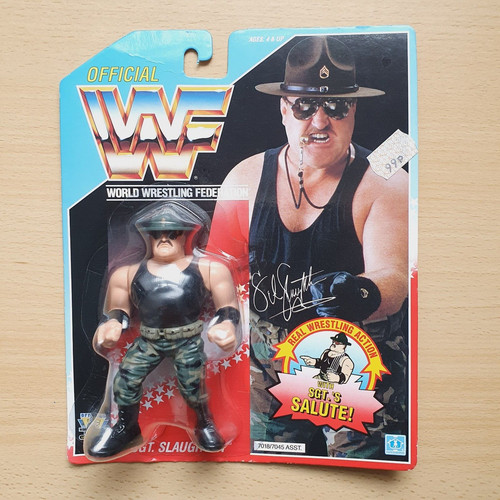 Sgt Slaughter WWF - Hasbro 1991 - MOC - Wrestling ...