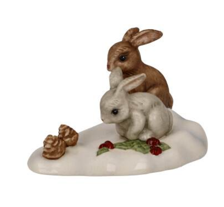 Goebel  Figurine Rabbits Foraging