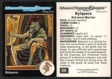 1991 TSR AD&D Gold Border Dungeons & Dragons RPG Fantasy Art Card 50 Rat Warrior