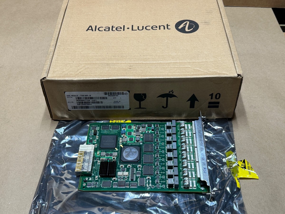 Alcatel Lucent xDSL Module 7705 SAR-M 8 Port 3HE05577AA AD01 82