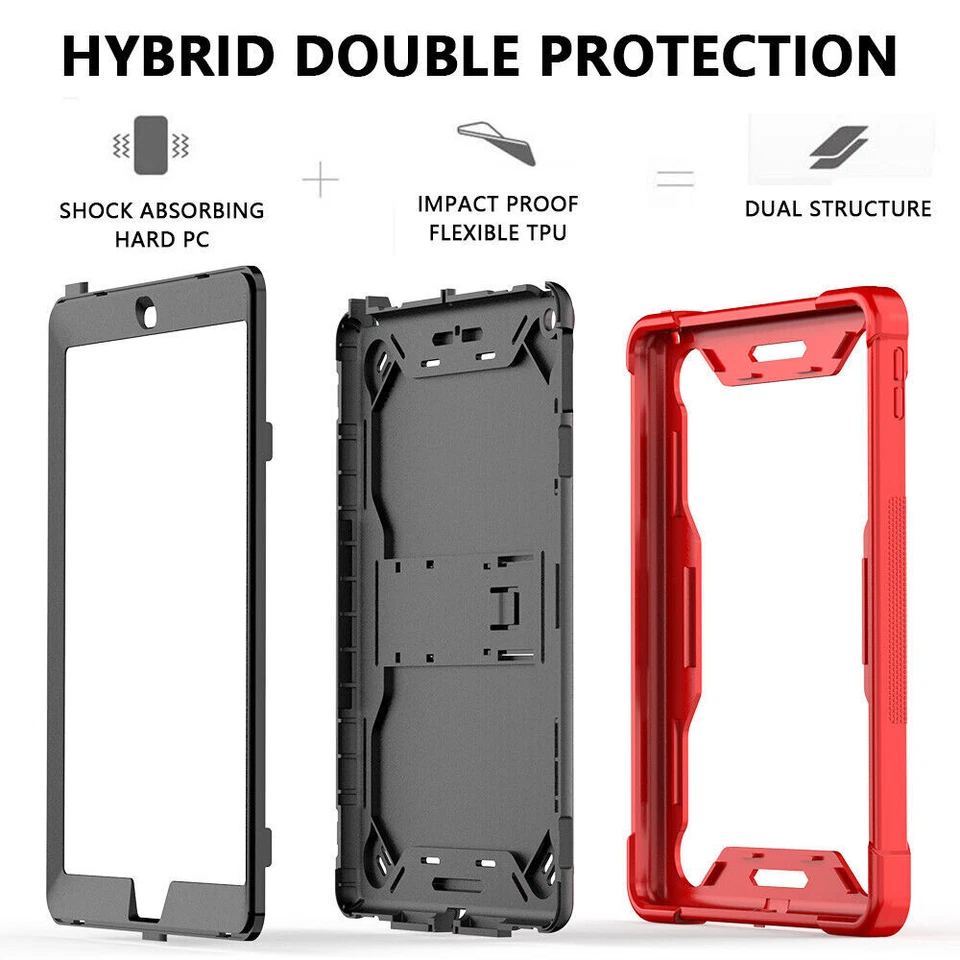 Shockproof Case Cover For Apple iPad 9th 8th 7th 6th 5th Generation 10.2" 9.7" - Image 3 of 4