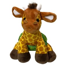 Melissa  Doug 11" Baby Giraffe with Diaper Plush Stuffed Animal Jungle Sitting