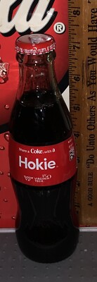 2024 SHARE A COKE WITH UNIVERSITY OF VIRGINIA HOKIE 150TH 8OZ COCA COLA BOTTLE