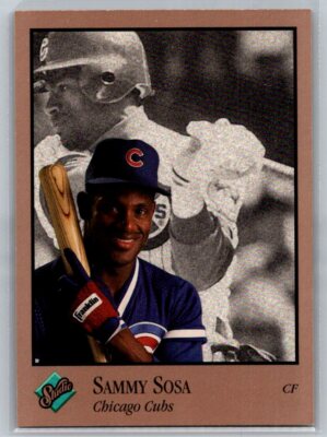  1992 Studio Baseball #20 Sammy Sosa - Chicago Cubs 