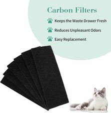 Replacement Carbon Filters For Litter-Robot 3  Self-Cleaning Cat Litter Box, 6PK
