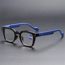 Trendy Bold Frame Reading Glasses Retro Anti Blue Light Eyewear Computer Readers