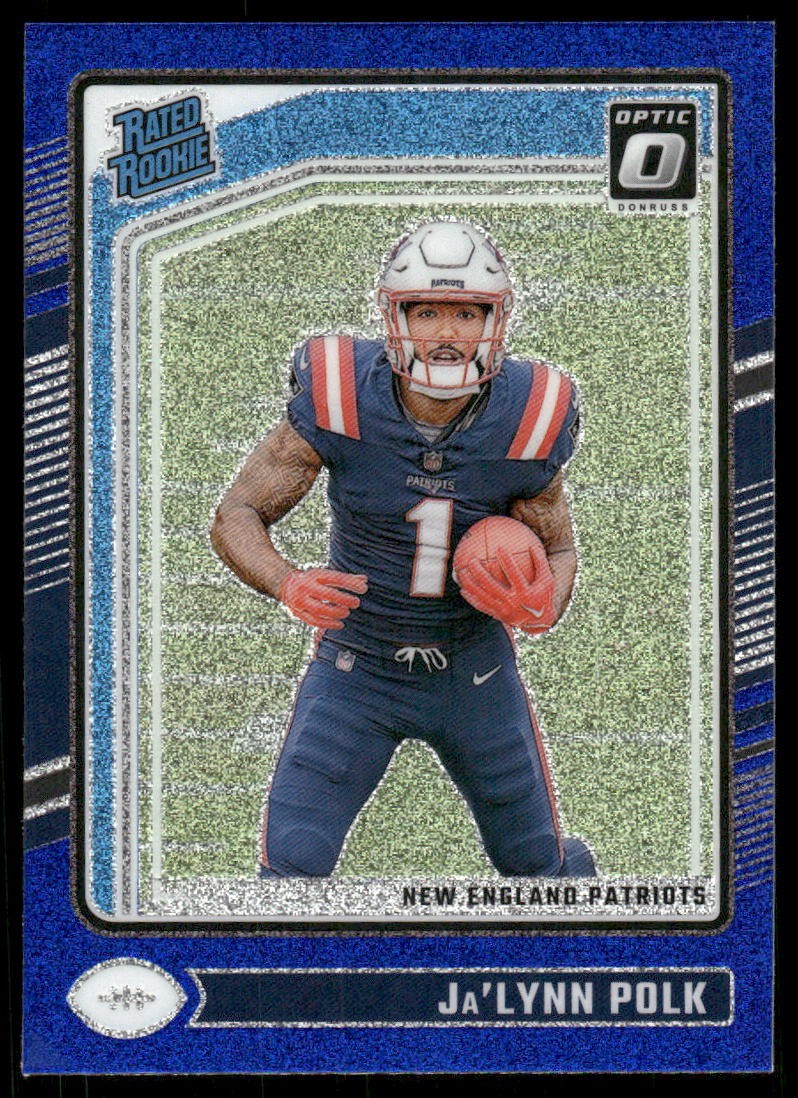 2024 Donruss Optic Blue Glitter #240 Ja'Lynn Polk RR - FB