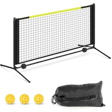 Mini Pickleball Net 5 FT Practice Net 3 ball  Carry Bag For Outdoor Backyards