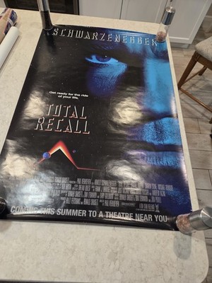 Total Recall 1990 Original Movie Poster 27x40 Rolled