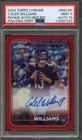 2024 Topps Chrome Caleb Williams - Rookie Auto - Red /5 - PSA 9 MINT