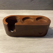 Knodos Wooden Coffee Tamping Station 58mm Rosewood