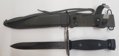 US M7 Gen Cut Bayonet with German M8A1 Scabbard