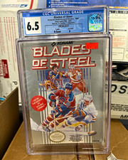 Konami Blades of Steel For Nintendo Entertainment System (NES) 1989 CGC Graded