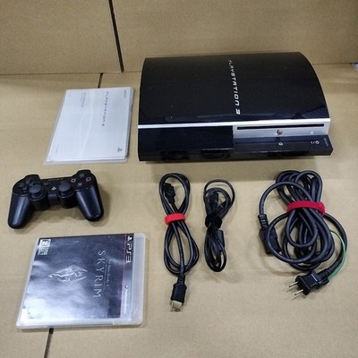 Sony PlayStation 3 PS3 Fat Console 80GB CECHL00 Black NTSC-J
