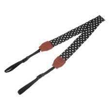 Camera Strap Adjustable Universal Shoulder Neck Strap Black-White
