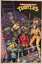 Teenage Mutant Ninja Turtles 1988 Poster Sexy April O’Neil Western Graphics D