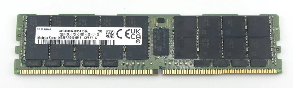 Samsung M386AAG40MMB-CVF 128GB (1x128GB) 4RX4 PC4-23400Y-L DDR4-2933MHZ LRDIMM - Image 3 of 4
