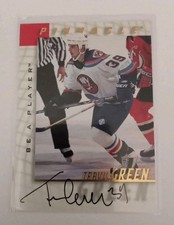 1998 Pinnacle Trading #63 Travis Green Be A Player Auto Card HRA4