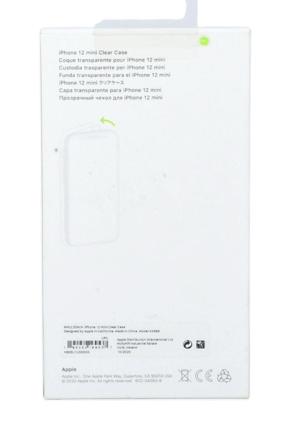 Packaging Iphone 12 Box Back Side Genuine Apple Case Cover Skin