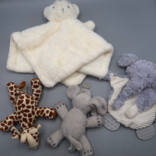 Pacifier Holder Philips AVENT Soothie Giraffe  Elephant  Bear Lovey Plush lot
