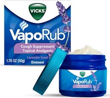 Vicks VapoRub, Lavender Scent, Cough Suppressant,1.76oz