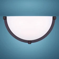 NEW Patriot Lighting Gilda Oil Rubbed Bronze LED Indoor Wall Light 351-9169