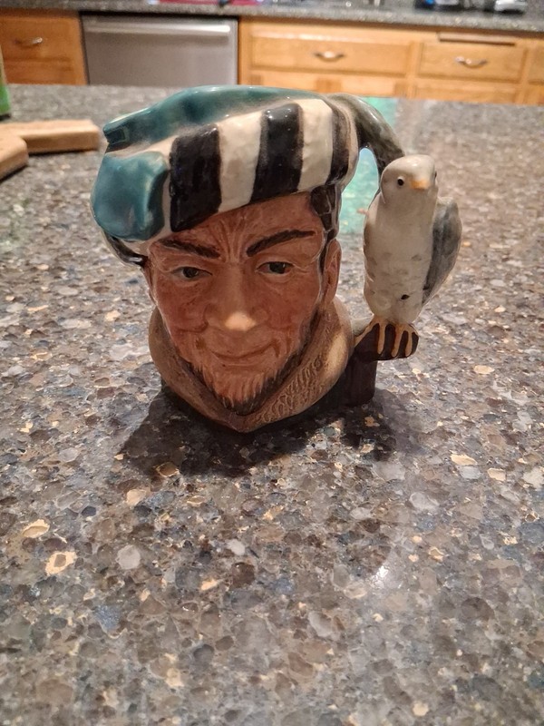 Vintage 1959 The Falconer Large Royal Doulton Toby Jug D6540 !