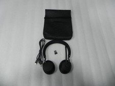 Jabra Evolve2 65 Stereo Wireless Headset W/ USB Jabra link 390, case, cable
