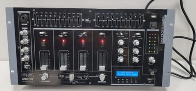 EMB MIX7UB DJ/Audio Mixer   Tested Good   Everything Lights Up   Fast Ship