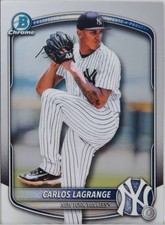 2025 Bowman Draft Chrome #BDC-132 Carlos Lagrange New York Yankees