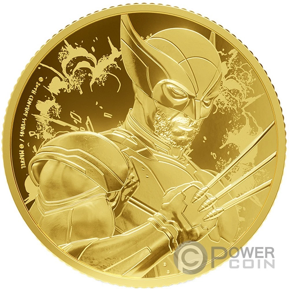 DEADPOOL AND WOLVERINE 1/4 Oz Medalla Oro 2026