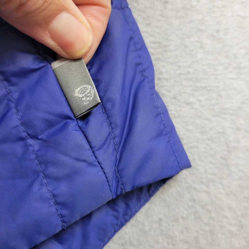 Saia feminina acolchoada Mountain Hardwear azul atlética tamanho grande bufante - Imagem 2 de 4