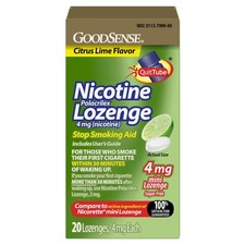 Goodsense Nicotine Polacrilex Mini Lozenges 4 Mg Citrus Flavor 20 Count