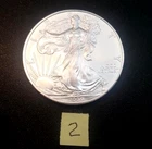 1 oz Silver American Eagle Coin, uncirculated direct from the U.S. Mint, bullion