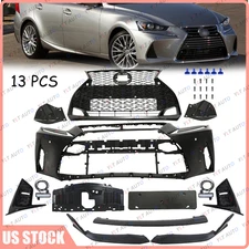 For 2016 2017 Lexus IS200t to 2021+ F-Sport Style Front Bumper Conversion Kit