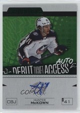 2024-25 Credentials 2024-25 Upper Deck Update Green 12/25 Hunter McKown Auto c6j