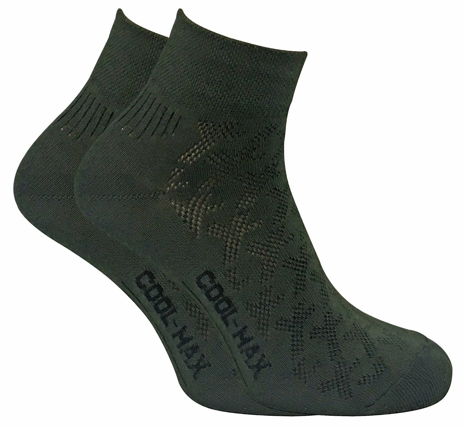Dr Hunter - 2 Pairs Mens Coolmax Anti Sweat Summer Low Cut Ankle Hiking Socks