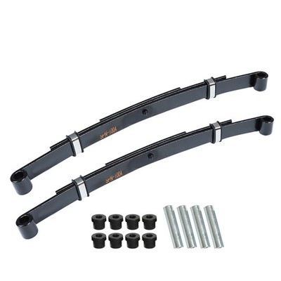 LABLT Golf Cart Rear Leaf Springs Heavy Duty 3-Leaf For EZGO TXT 1996-2013