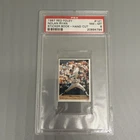 1987 Red Foley Sticker Book Hand Cut Baseball #121 Nolan Ryan Sticker Book PSA 8