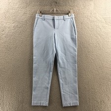 Liverpool Trouser Dress Pants Womens 4/27 Blue Mid Rise Flat Front Casual Zip