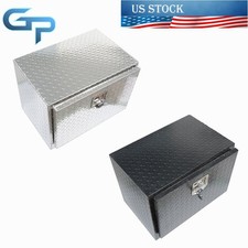 24 X 17 X 18 Tool Box Cuboid Aluminum Underbody Truck Flatbed Trailer Storage