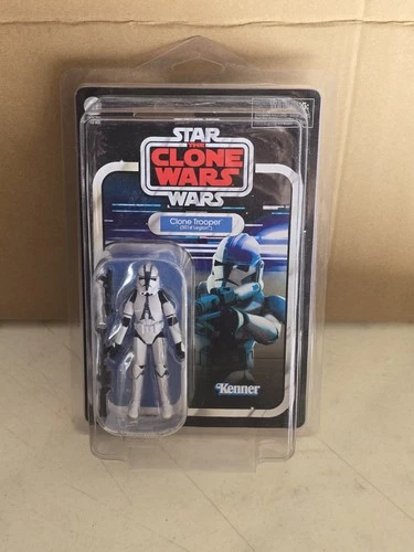 Clone Trooper 501st VC240 STAR WARS Vintage Collection NEW MOC + STAR CASE!