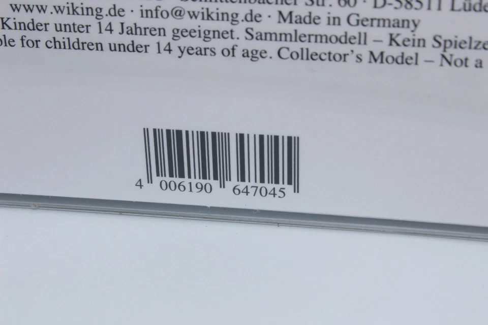 Wiking 064704 Unimog With Excavator Municipal Orange H0 1:87 New OVP - Image 2 of 4