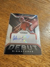 2022 PRIZM DEBUT SIGNATURES ROOKIE AUTO OF OLIVER ORTEGA - LOS ANGELES  # DS-OO