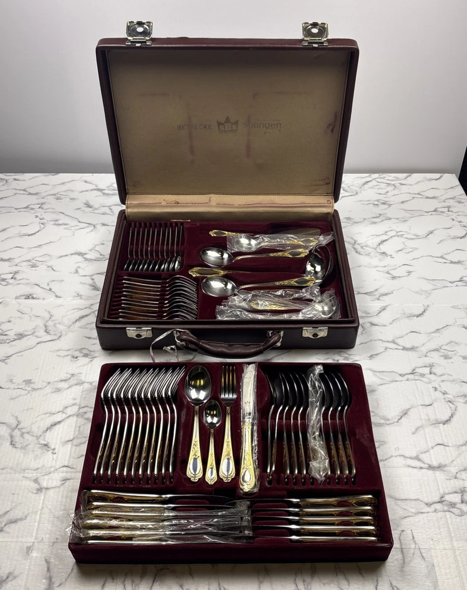 Solingen Gold Flatware In Collectible Flatware & Silverware for