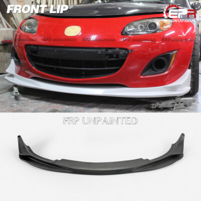 For Mazda MX5 NC2 NCEC Roadster Miata GV Style FRP Front Bumper Lip Bodykits