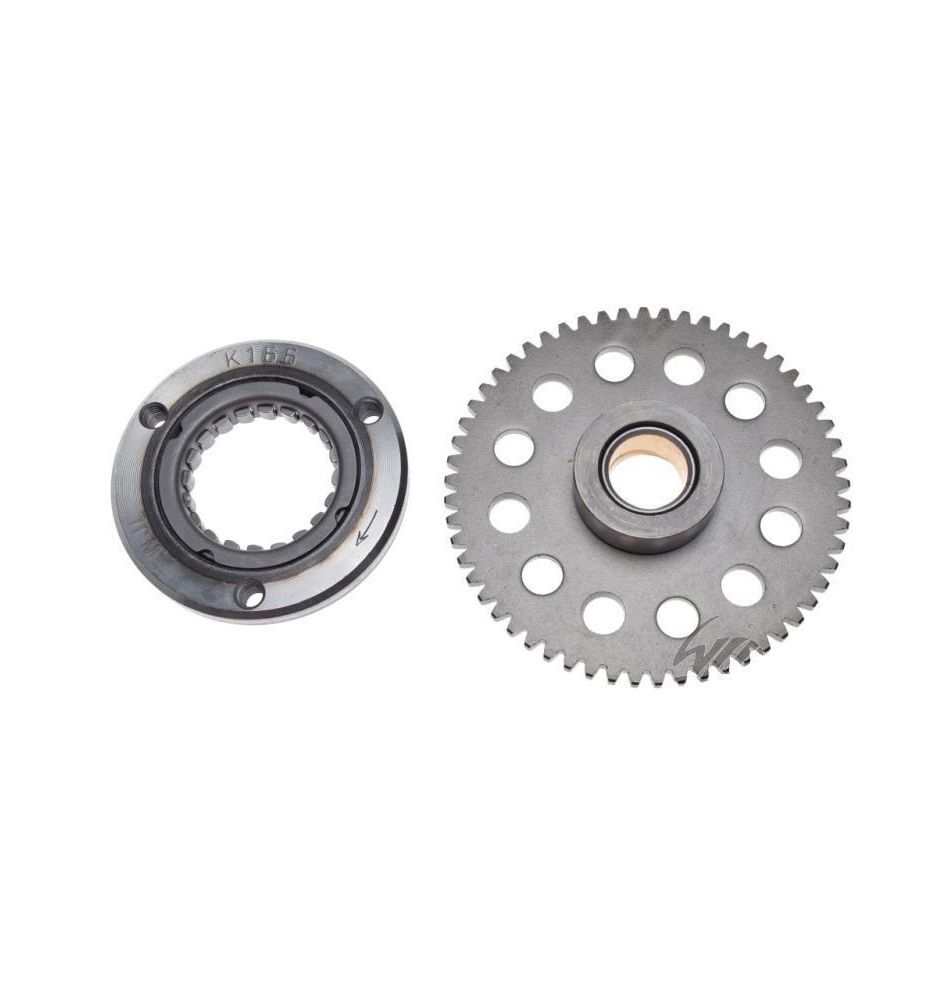 Embrayage unidirectionnel et bendix de démarrage pour moto Suzuki GN125 version 200cc en acier