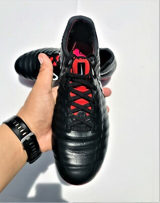 Nike Tiempo Legend 7 Elite SG-PRO Cleats Black Red AH7424-007 Men